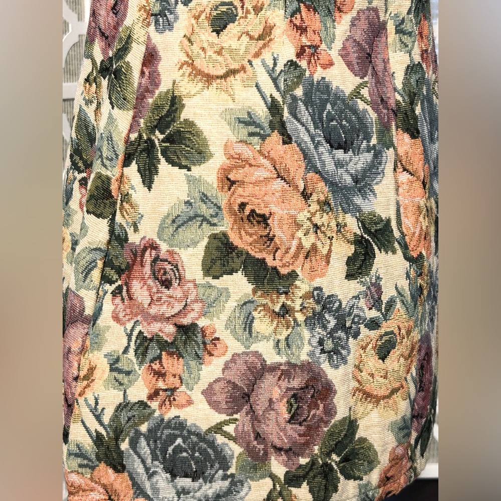 Floral Tapestry A-Line Dress in Multi - Picture 9 of 15